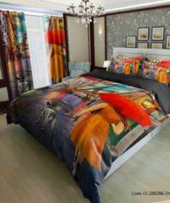 ست روتختی و ملحفه کشدار مدل لندن