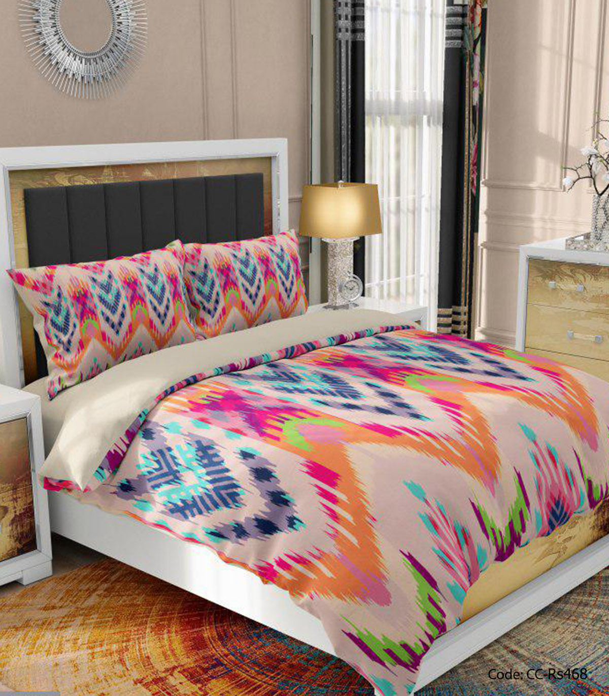 سرویس روتختی و ملحفه کشدار مدل کیوان