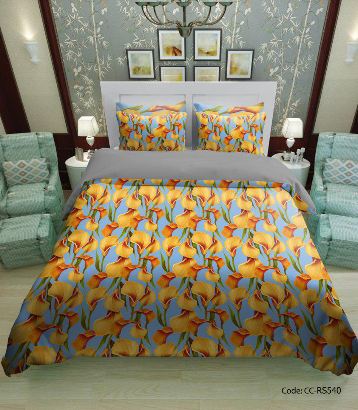 سرویس روتختی طرح شلوغ مدل شیپوری