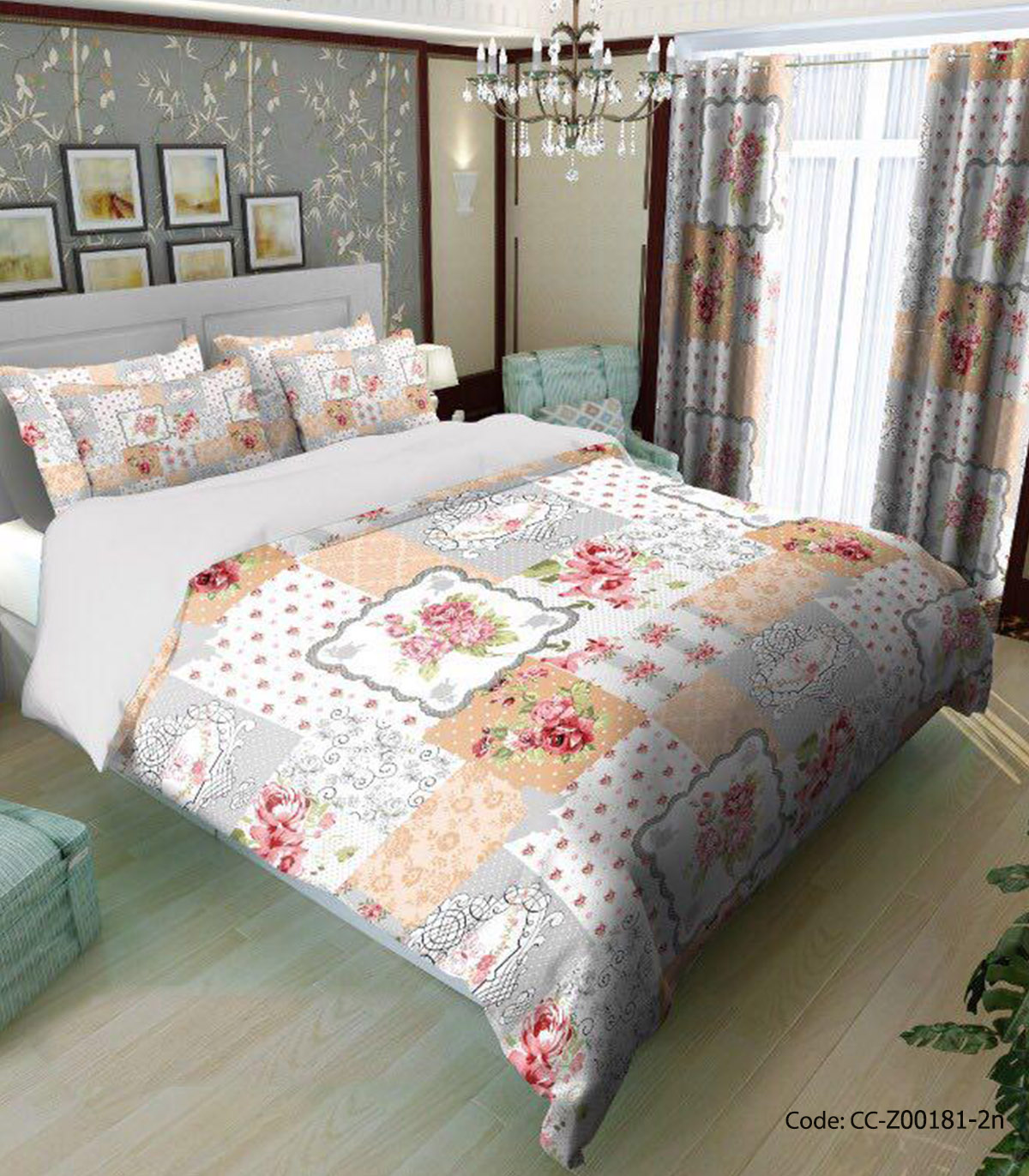 سرویس روتختی سفید مدل فانتزی