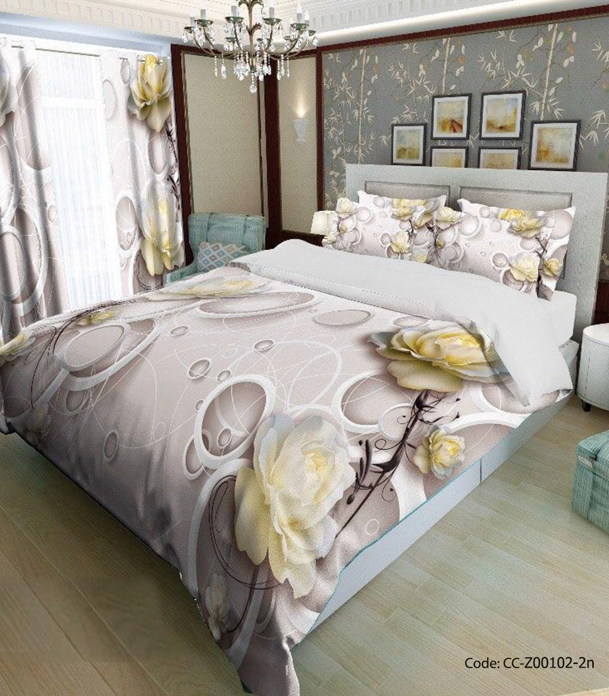 ست روتختی و ملحفه مدل تیسفون