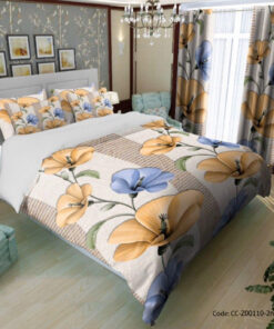 ملحفه و روتختی طرح دار مدل گل