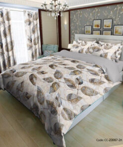 لحاف دوختدار و روتختی مدل برگ