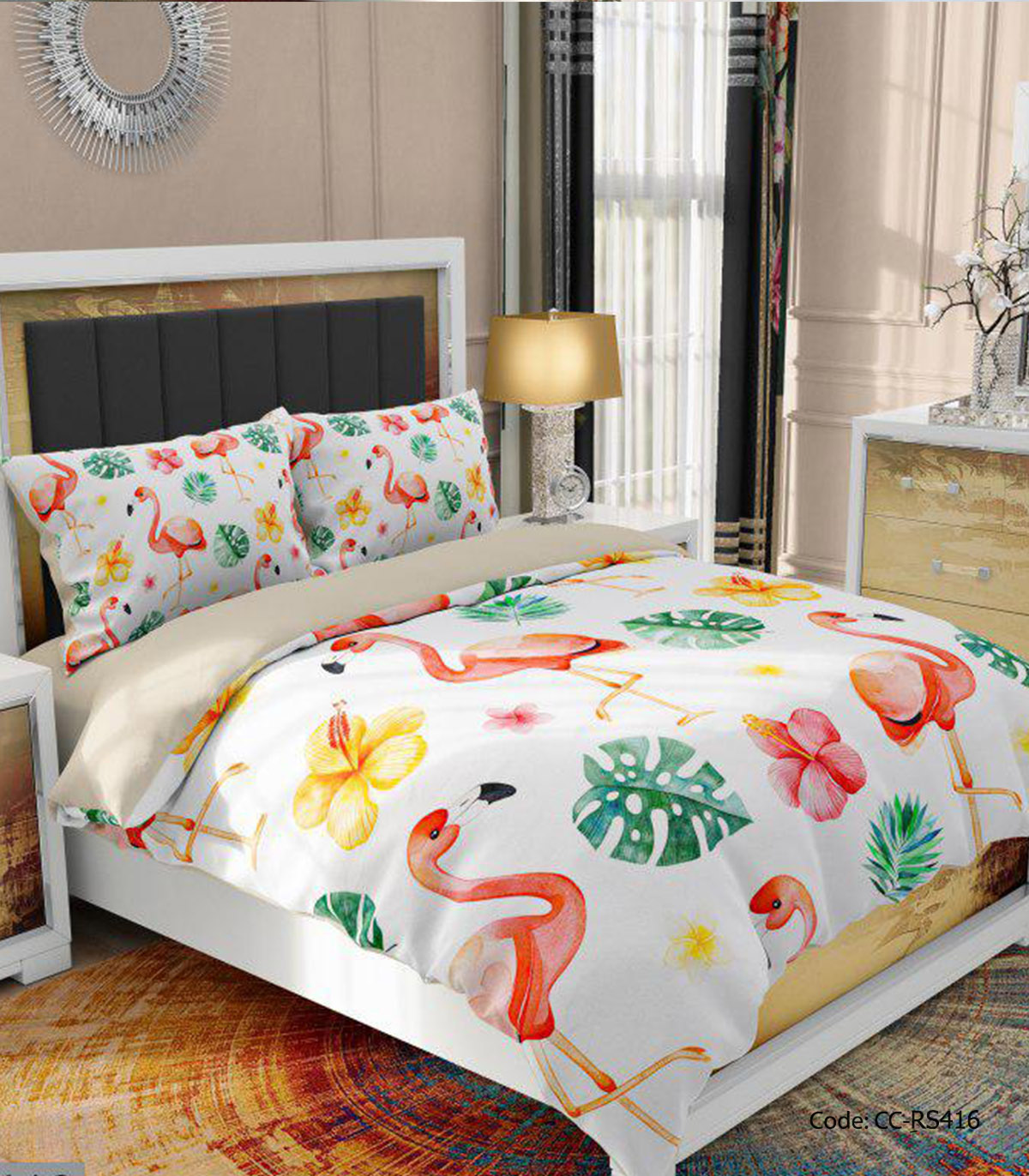 ست لحاف دوختدار و روتختی مدل پلیکان