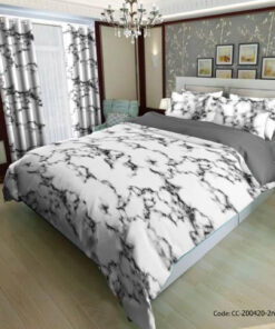 سرویس روتختی و ملحفه کشدار مدل مرمر