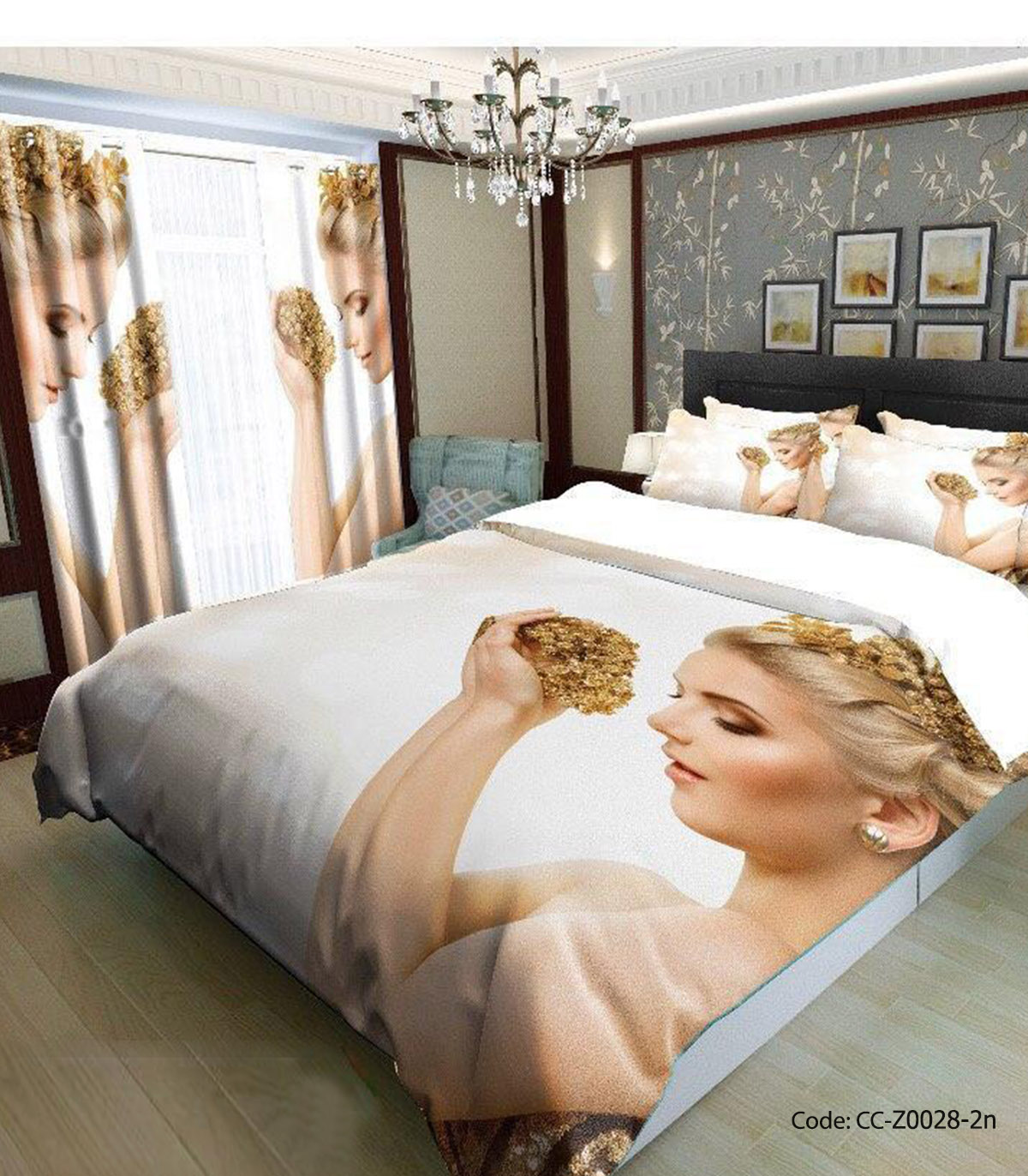 سرویس روتختی و ملحفه مدل BLONDE