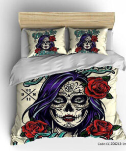 ست روتختی و ملحفه مدل اسکلت