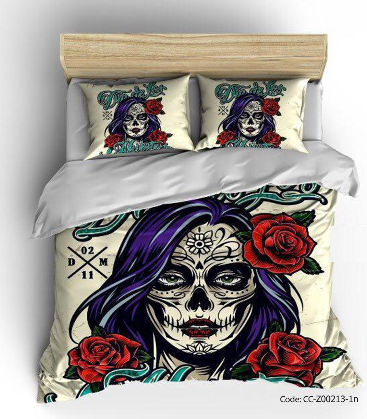 ست روتختی و ملحفه مدل اسکلت