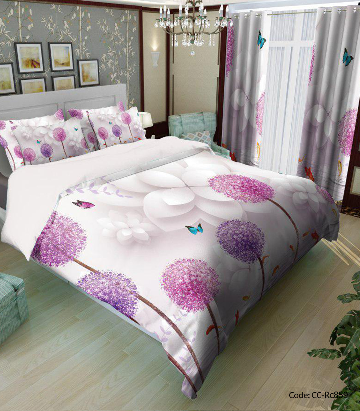 سرویس روتختی و ملحفه کشدار مدل آرمیتا