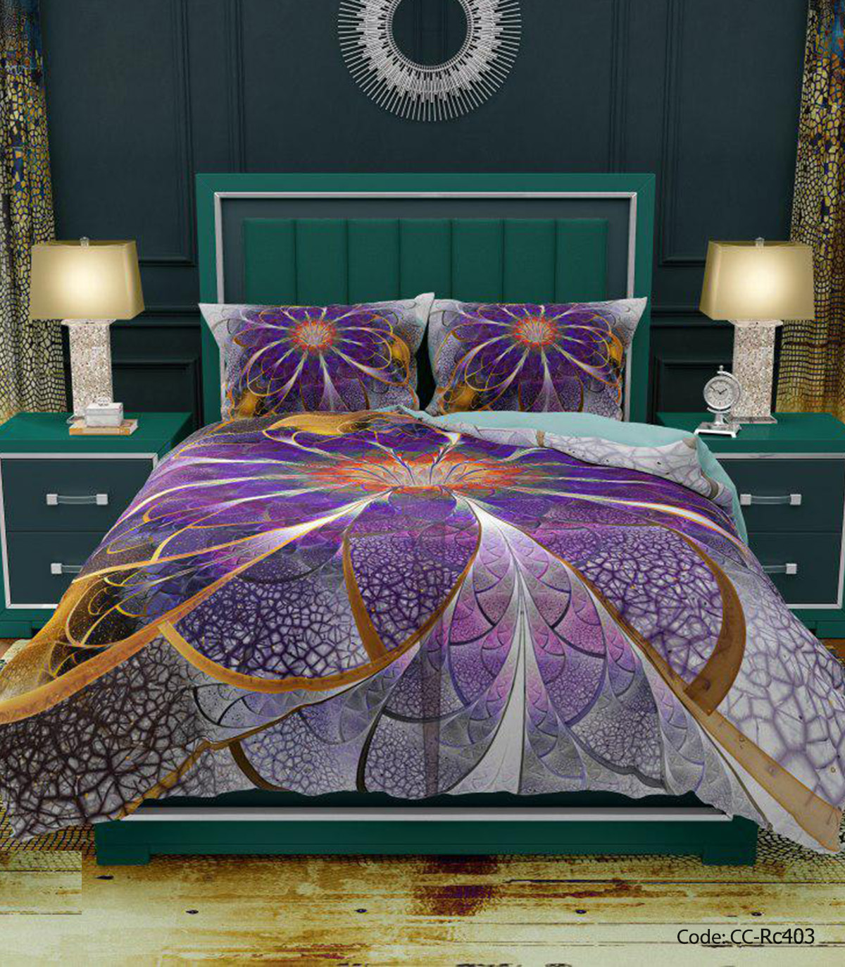 ست روتختی و ملحفه مدل آلیس