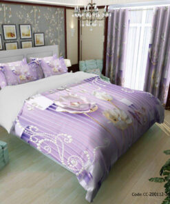سرویس روتختی و لحاف دوختدار مدل آذین