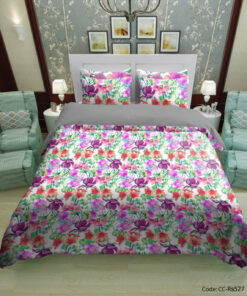 ست روتختی و لحاف طرح دار مدل السا