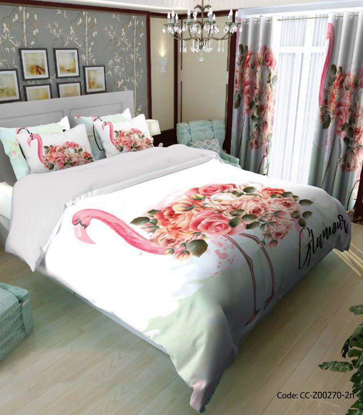 ست روتختی گلدار مدل برنا