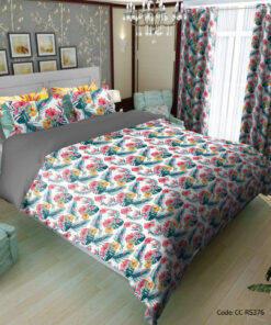 روتختی و لحاف طرح دار مدل بلوت