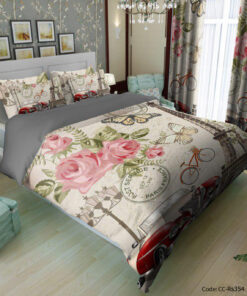 ست روتختی و لحاف طرح دار مدل بهین