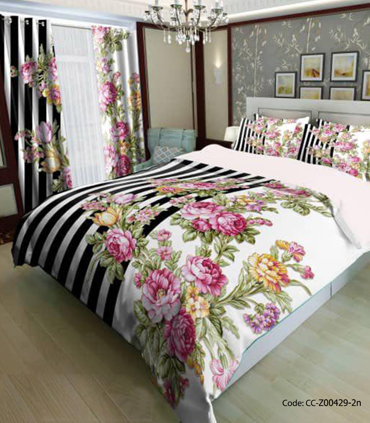 سرویس روتختی و ملحفه کشدار مدل پرنیان