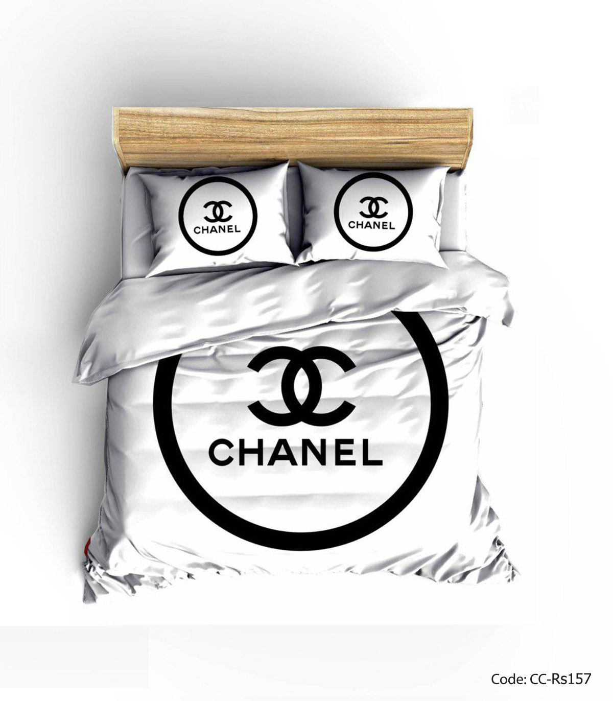 روتختی و لحاف مدل WHITE CHANEL 1