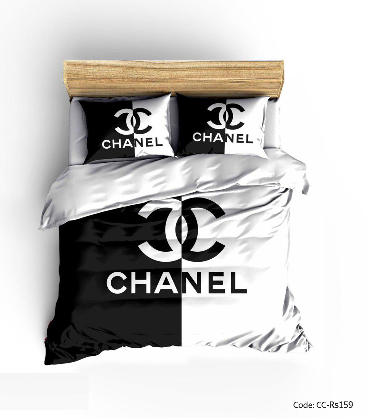 ست روتختی و لحاف مدل BLACK AND WHITE