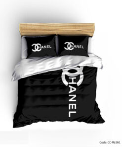 سرویس روتختی و لحاف مدل BLACK CHANEL