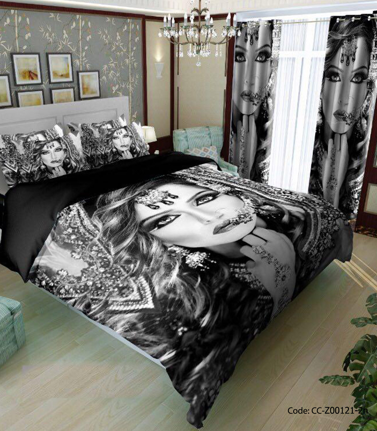 ست روتختی و لحاف مدل پونه