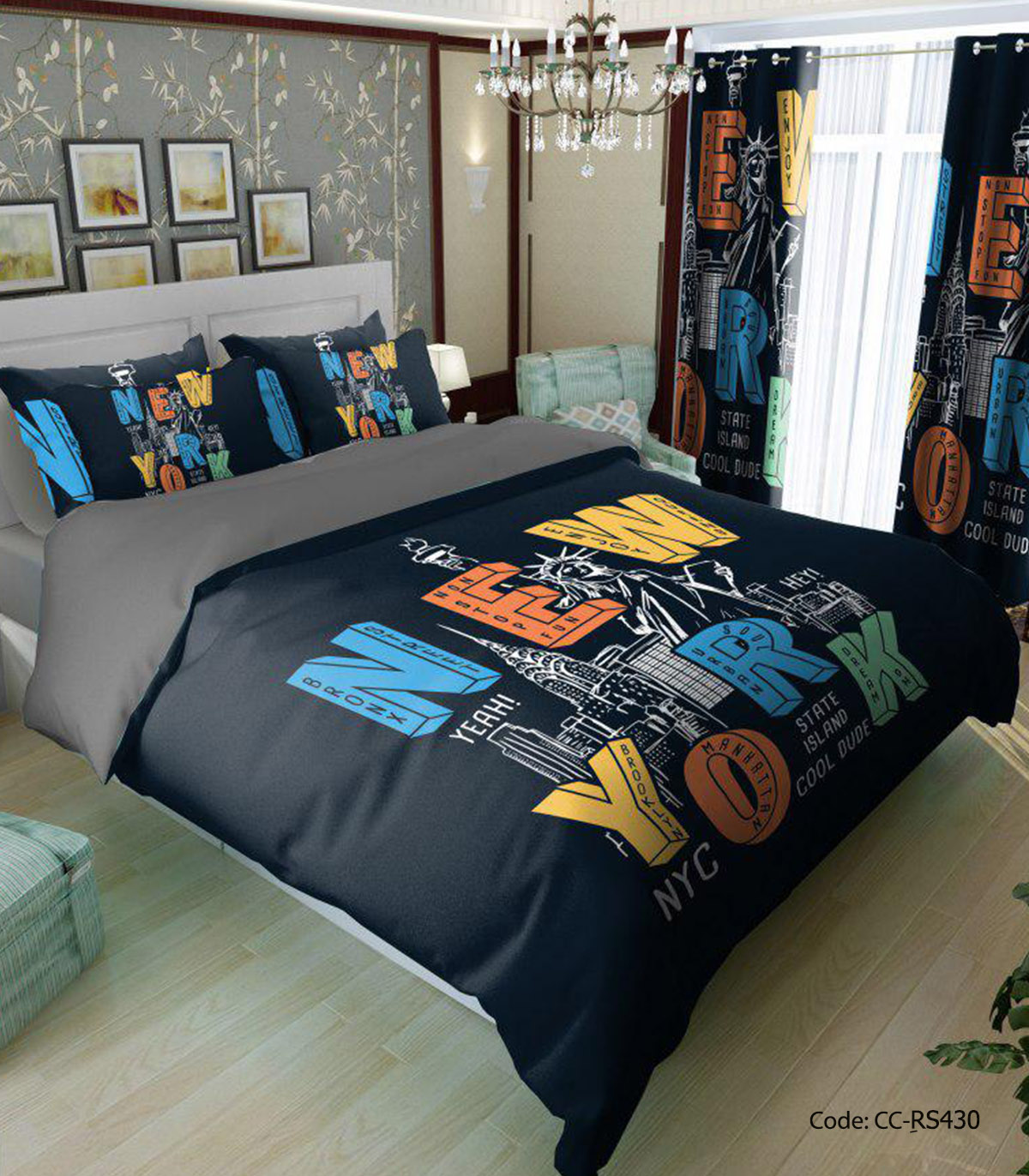 ست روتختی و ملحفه مدل ثمین