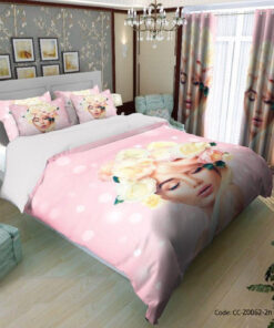 ست روتختی و ملحفه کشدار مدل خوبروی