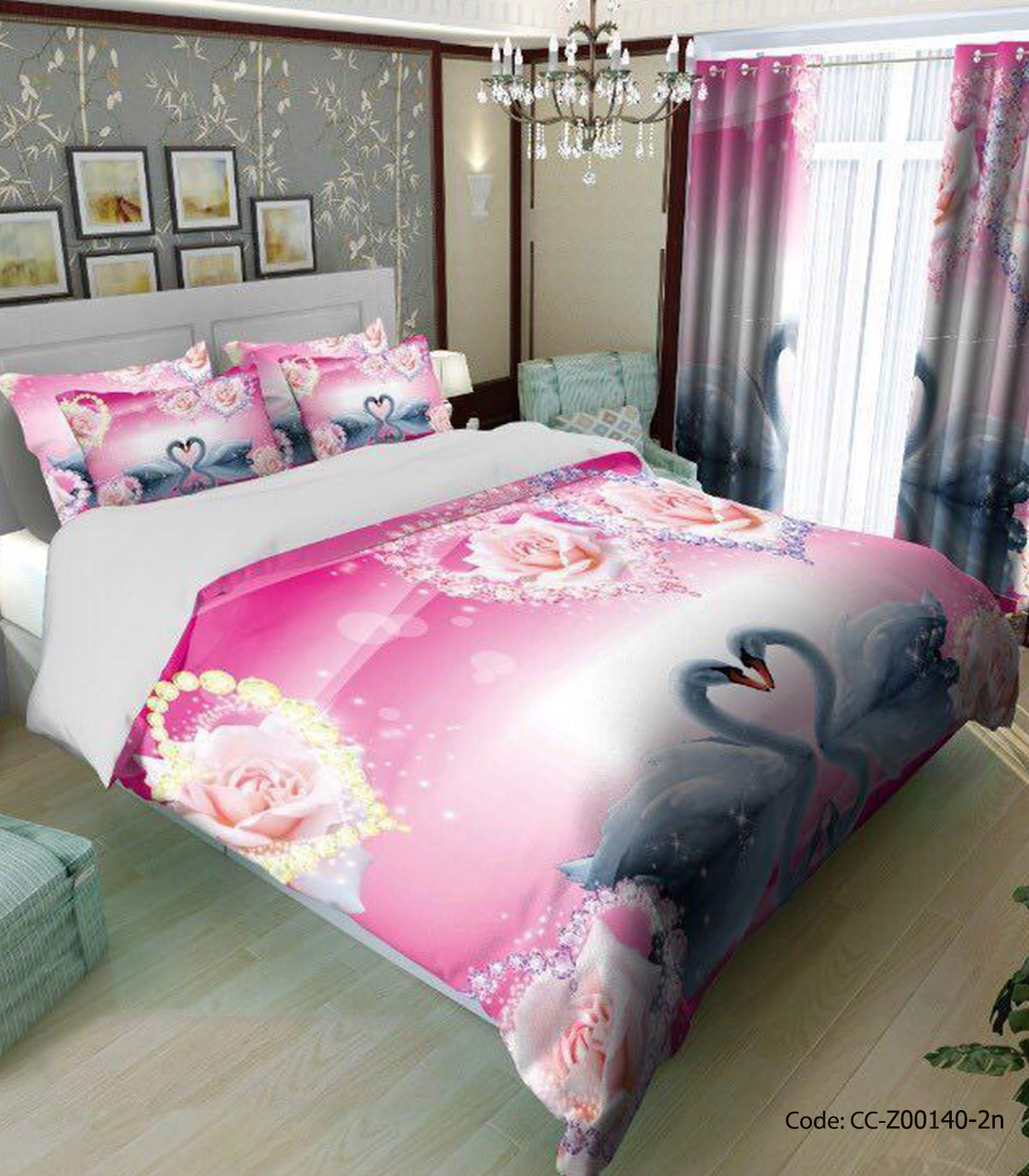 سرویس روتختی و ملحفه کشدار مدل خورشاد