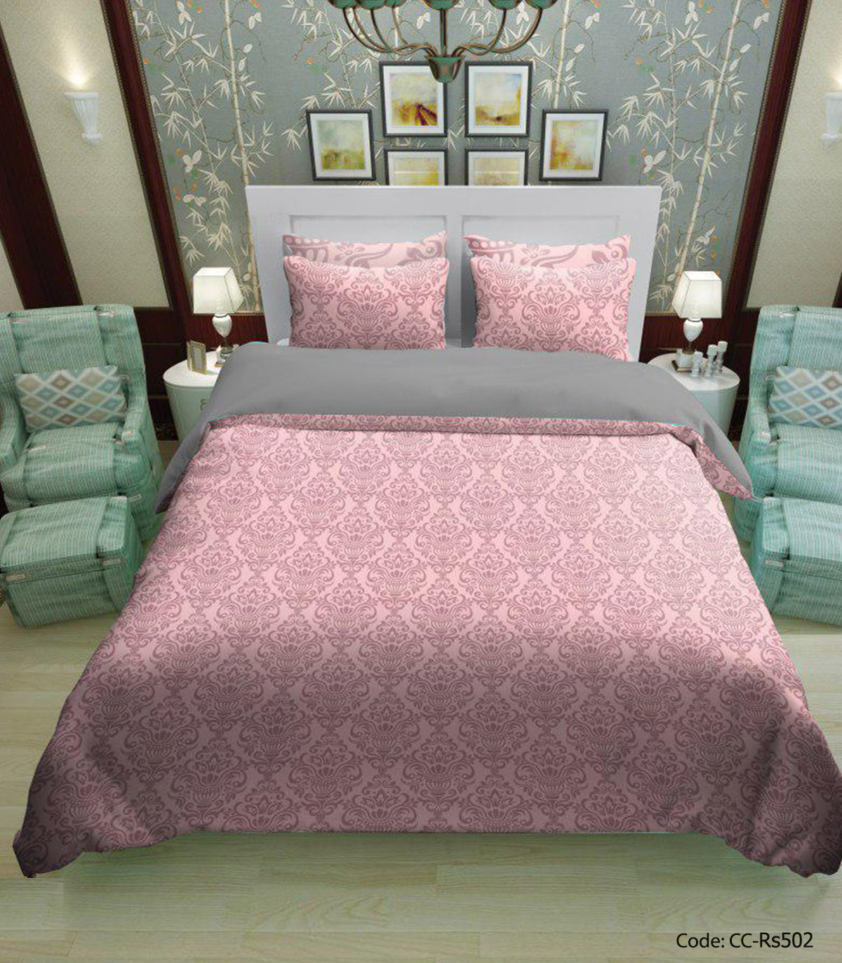 سرویس روتختی و ملحفه و لحاف مدل درنا