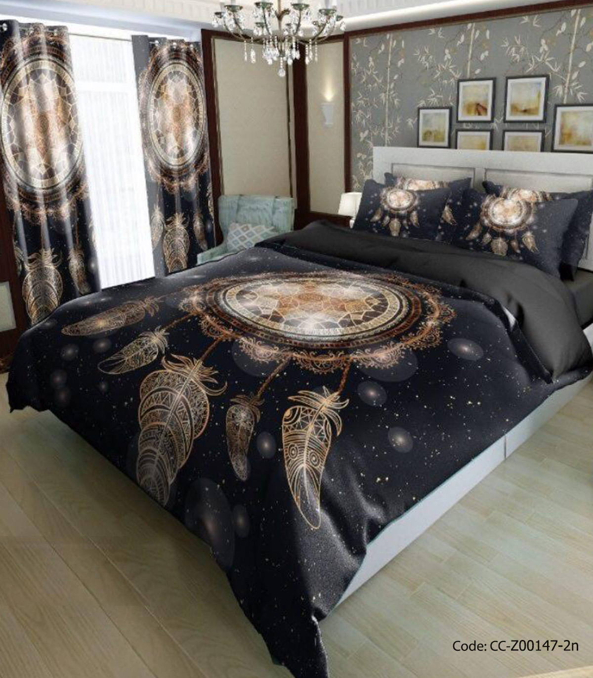 روتختی و ملحفه و لحاف مدل دلشاد