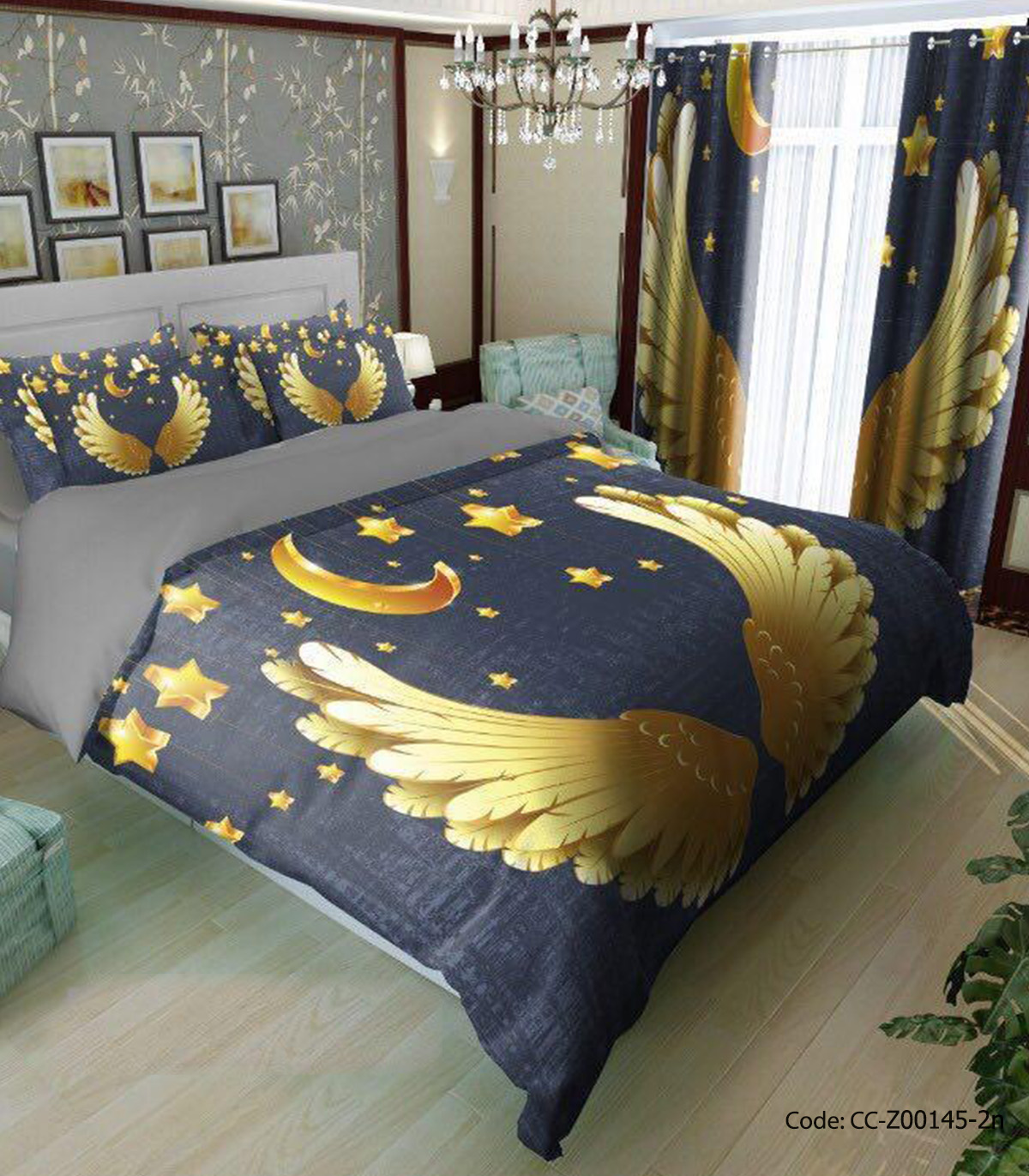 سرویس روتختی و ملحفه و لحاف مدل دیبا