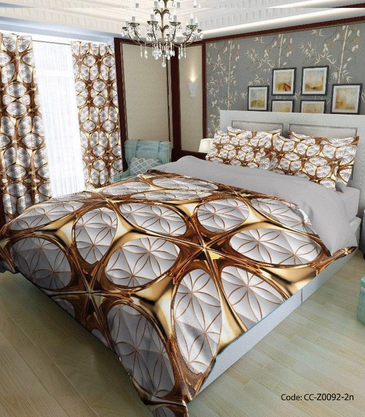 ست روتختی و لحاف مدل رامک