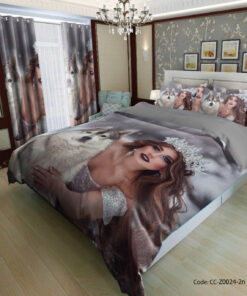 ست روتختی و ملحفه کشدار مدل سارینا