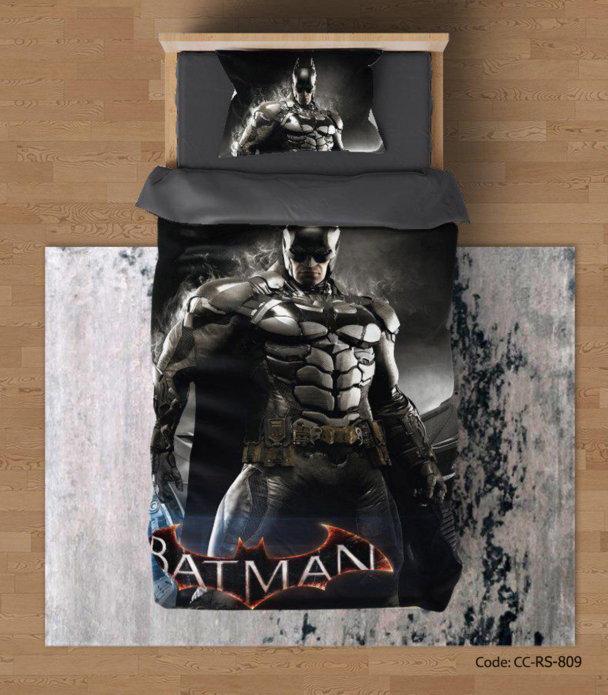 سرویس روتختی و لحاف نوجوان مدل BATMAN