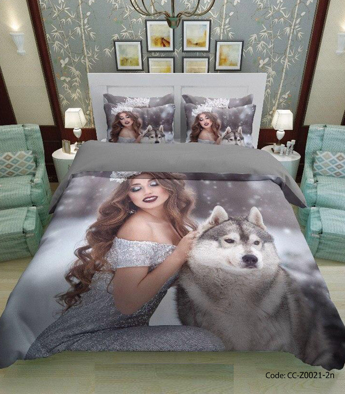 ست روتختی و لحاف دوختدار مدل ستاره