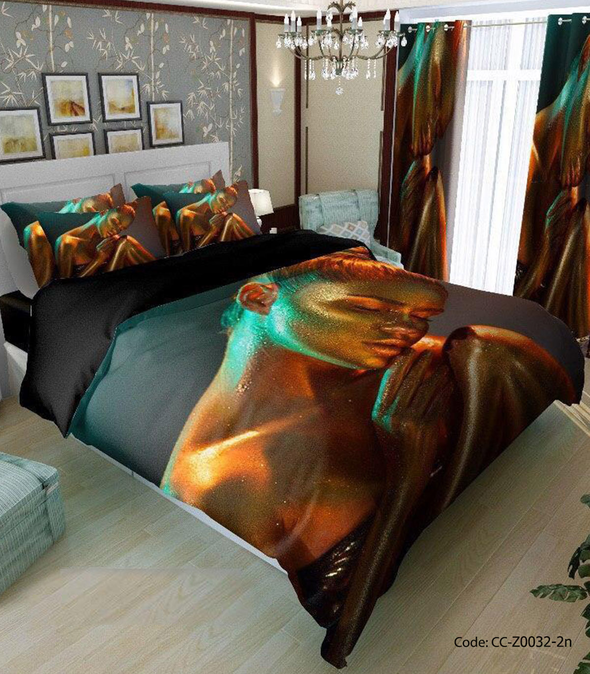 سرویس روتختی و لحاف دوختدار مدل ستیا