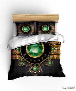 ست روتختی و لحاف و ملحفه مدل VERSACE 3