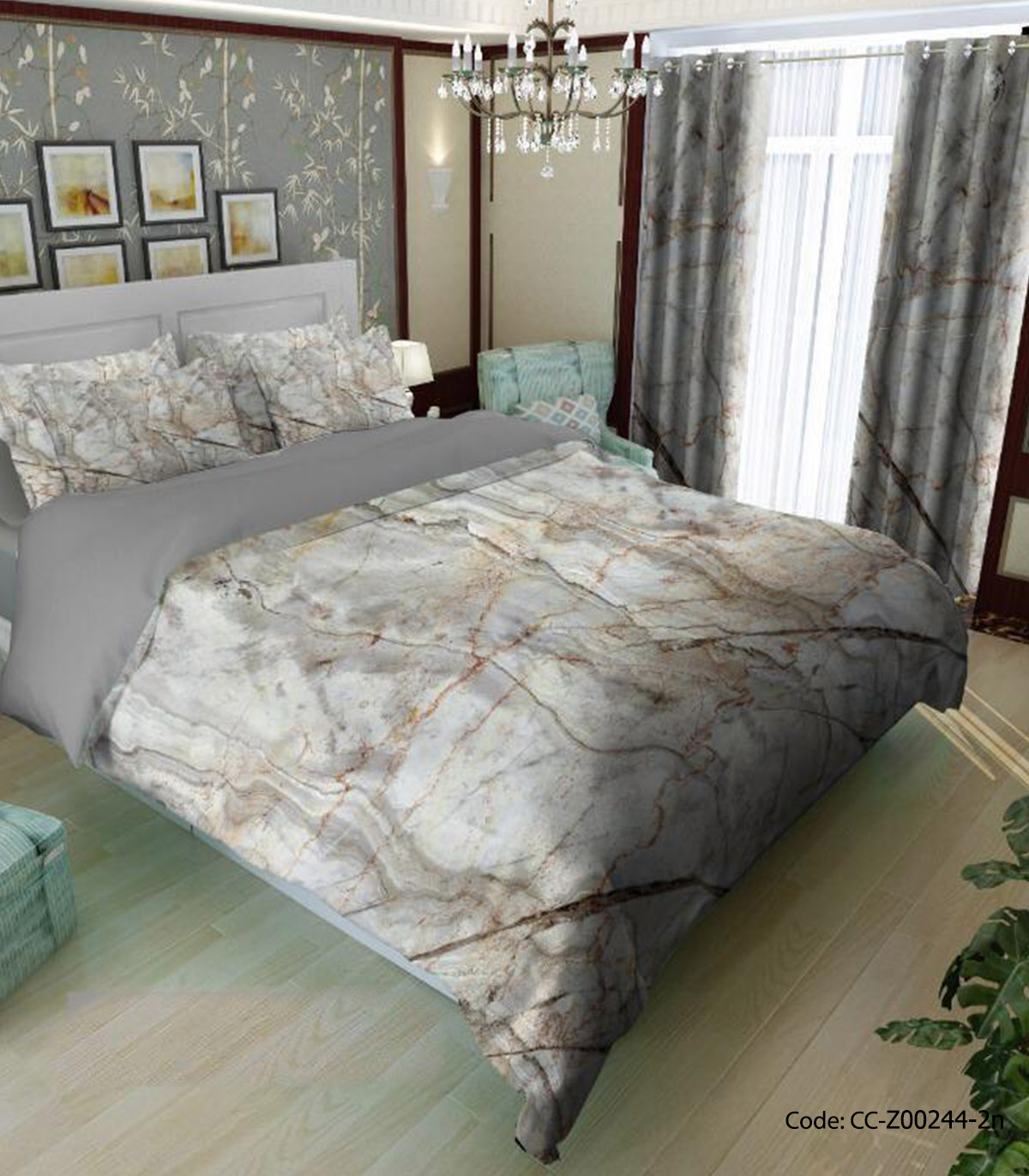 روتختی و لحاف دوختدار و ملحفه مدل سمیلا