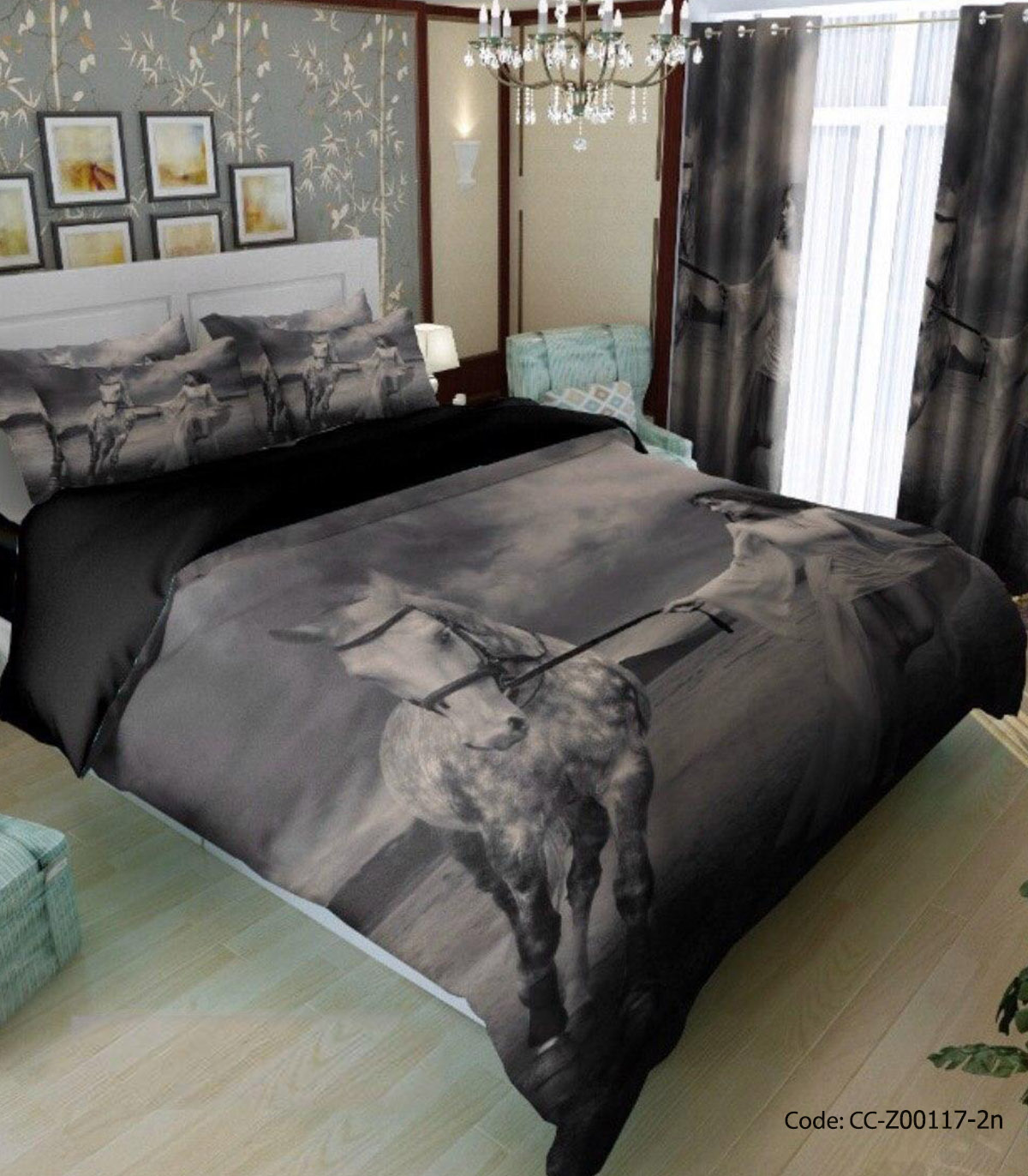 ست روتختی و لحاف و ملحفه کشدار مدل سیما