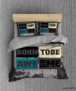 سرویس روتختی و لحاف و ملحفه کشدار مدل BORN TOBE