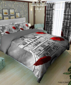 ست روتختی و ملحفه کشدار مدل شاداب