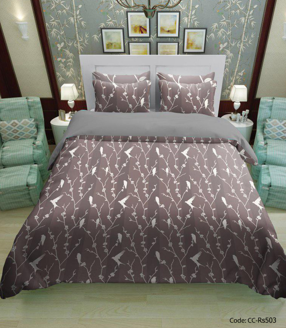 روتختی و ملحفه کشدار مدل شادمان