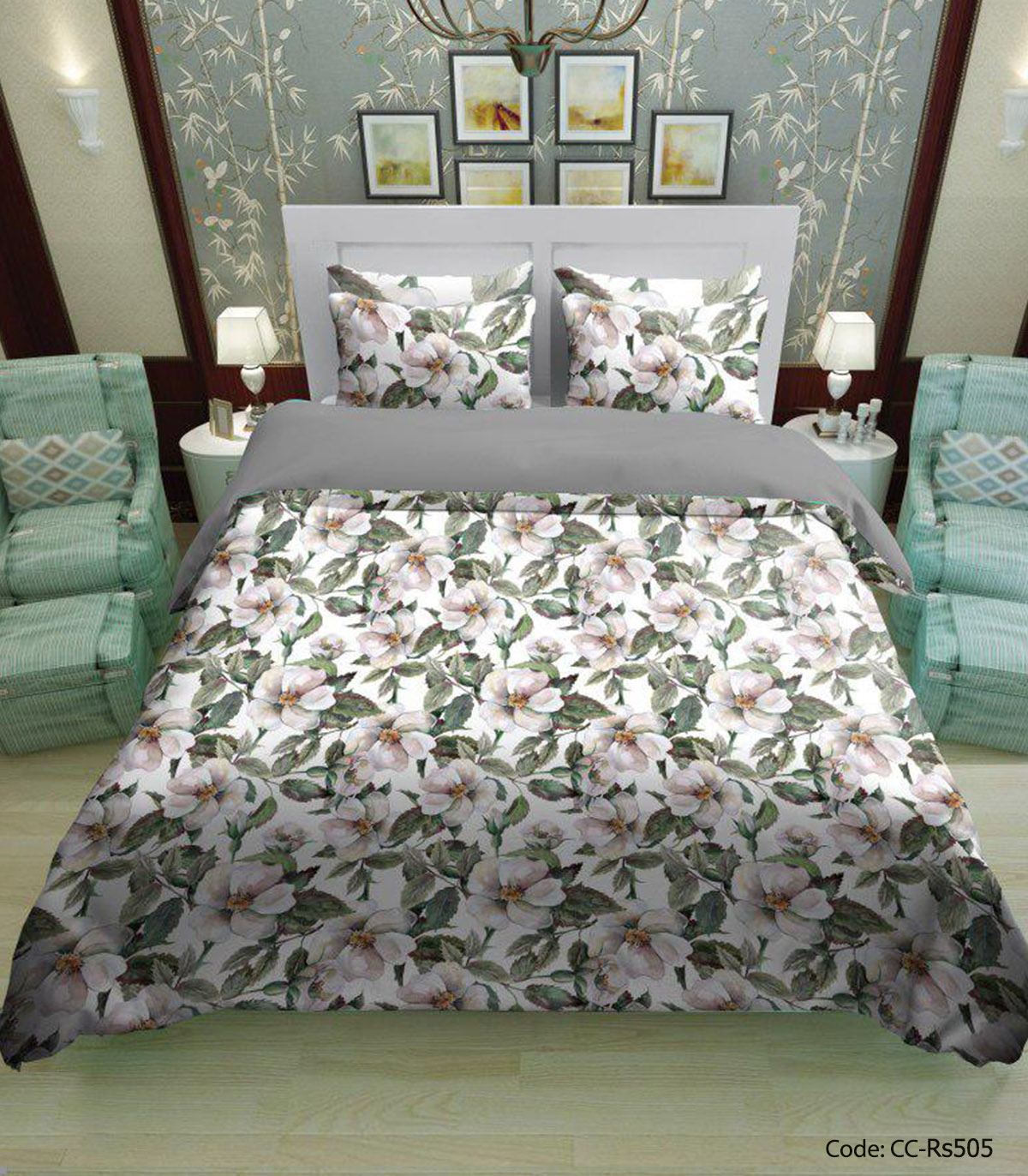 ست روتختی و ملحفه کشدار مدل شادمهر