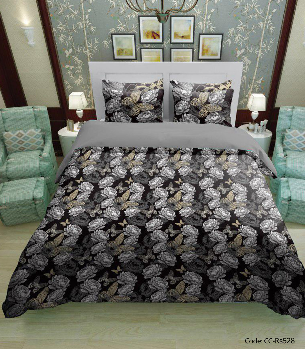 ست روتختی و لحاف مدل شاهدخت