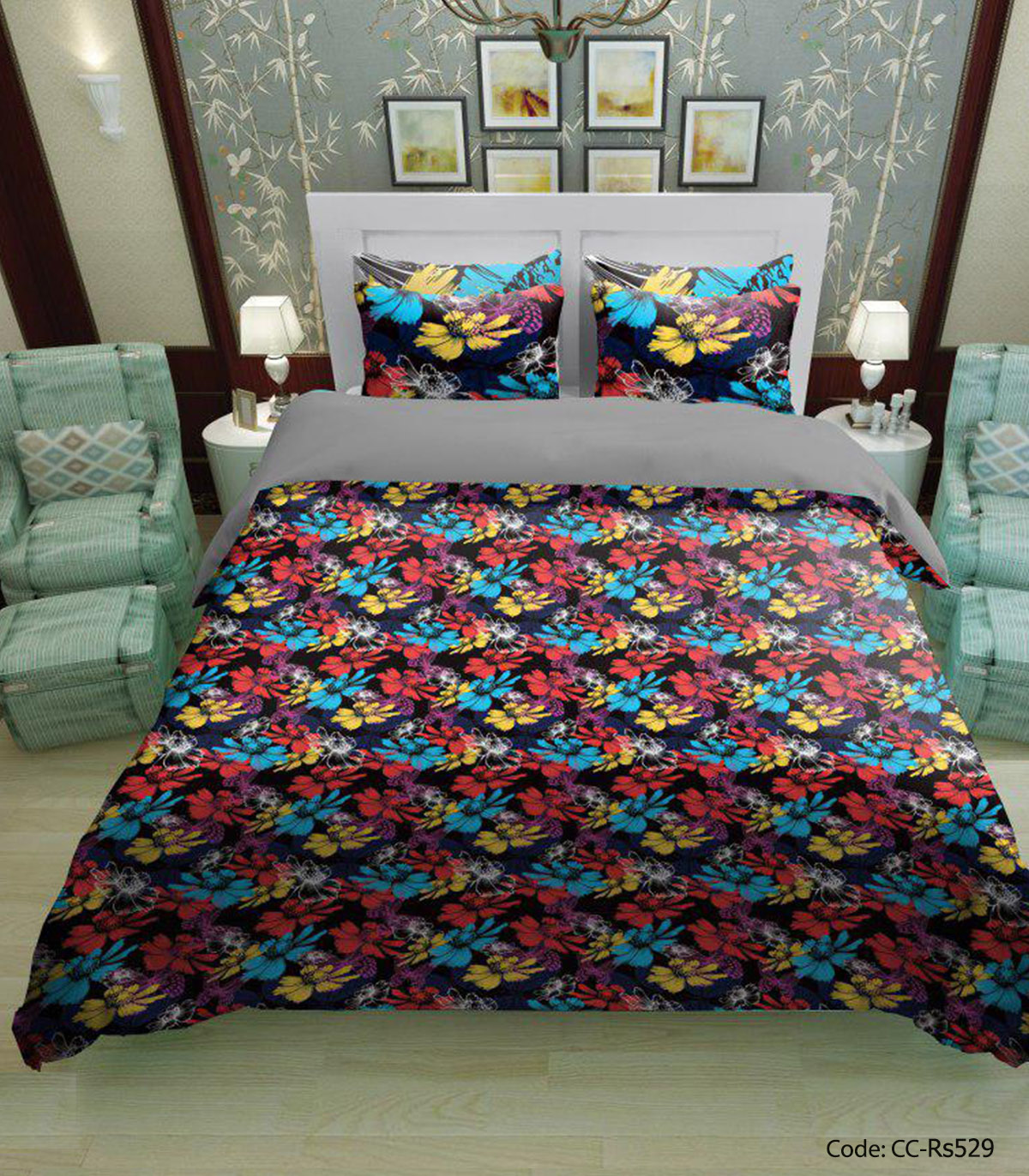 ست روتختی و لحاف مدل فرسیما