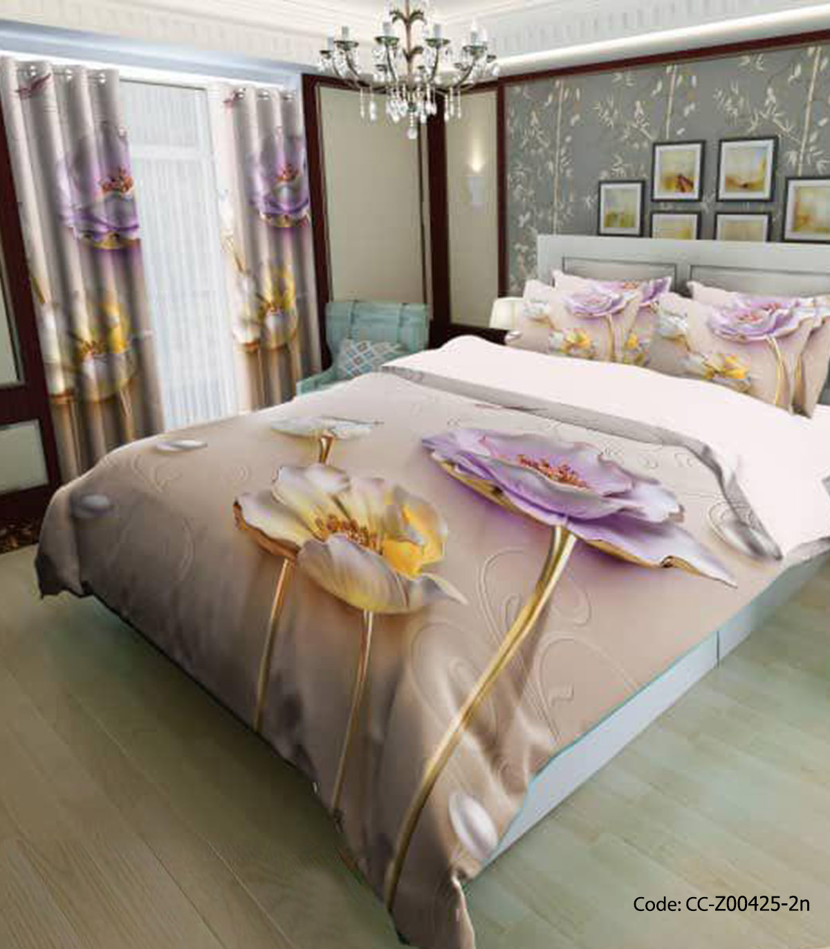 سرویس روتختی و ملحفه و لحاف مدل فریماه