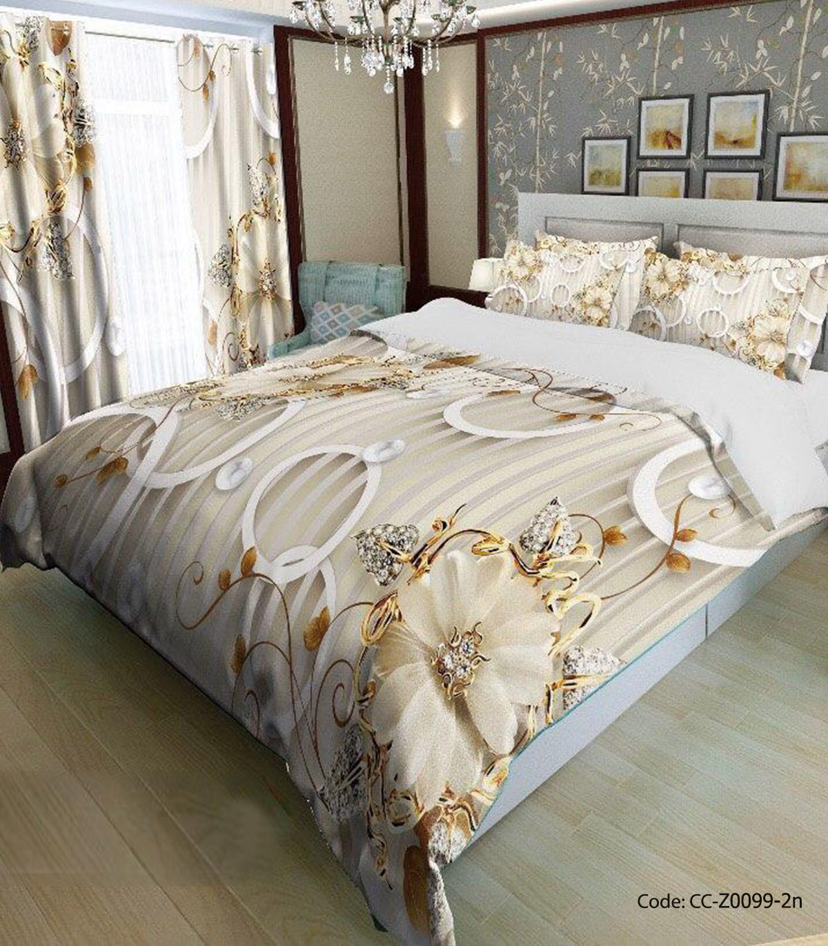 روتختی کرم رنگ مدل گلبو