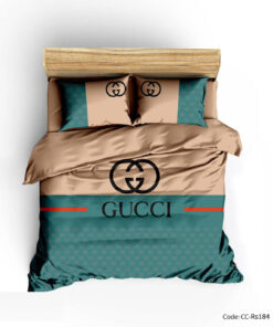 سرویس روتختی کرم رنگ مدل GUCCI 2