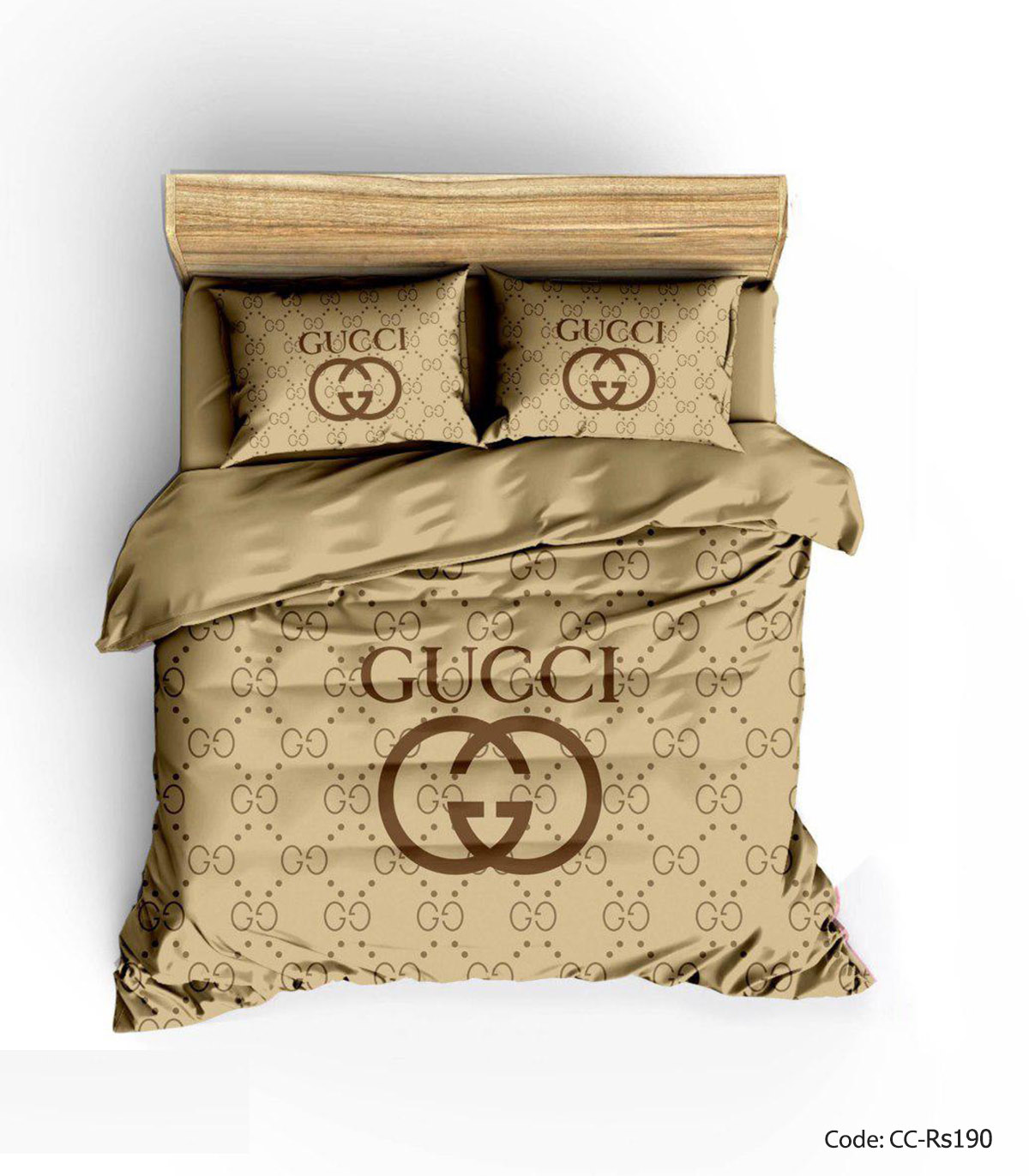 ست روتختی کرم رنگ مدل GUCCI 3