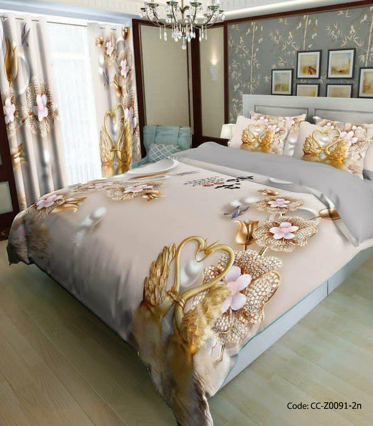 سرویس روتختی و ملحفه مدل گلشن