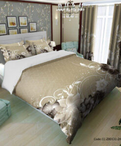 ست روتختی و ملحفه کشدار مدل گیسو